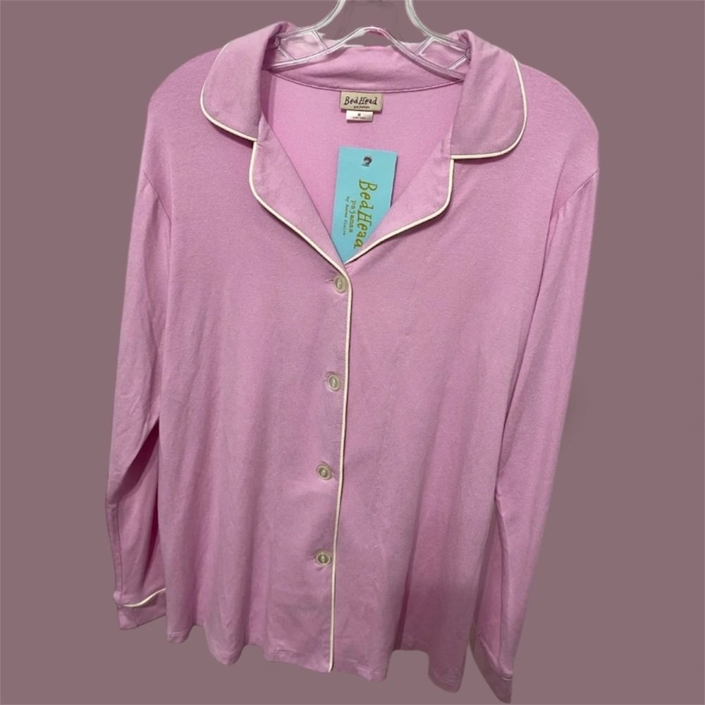 NEW BedHead Lavender Button-Up Pajama Top